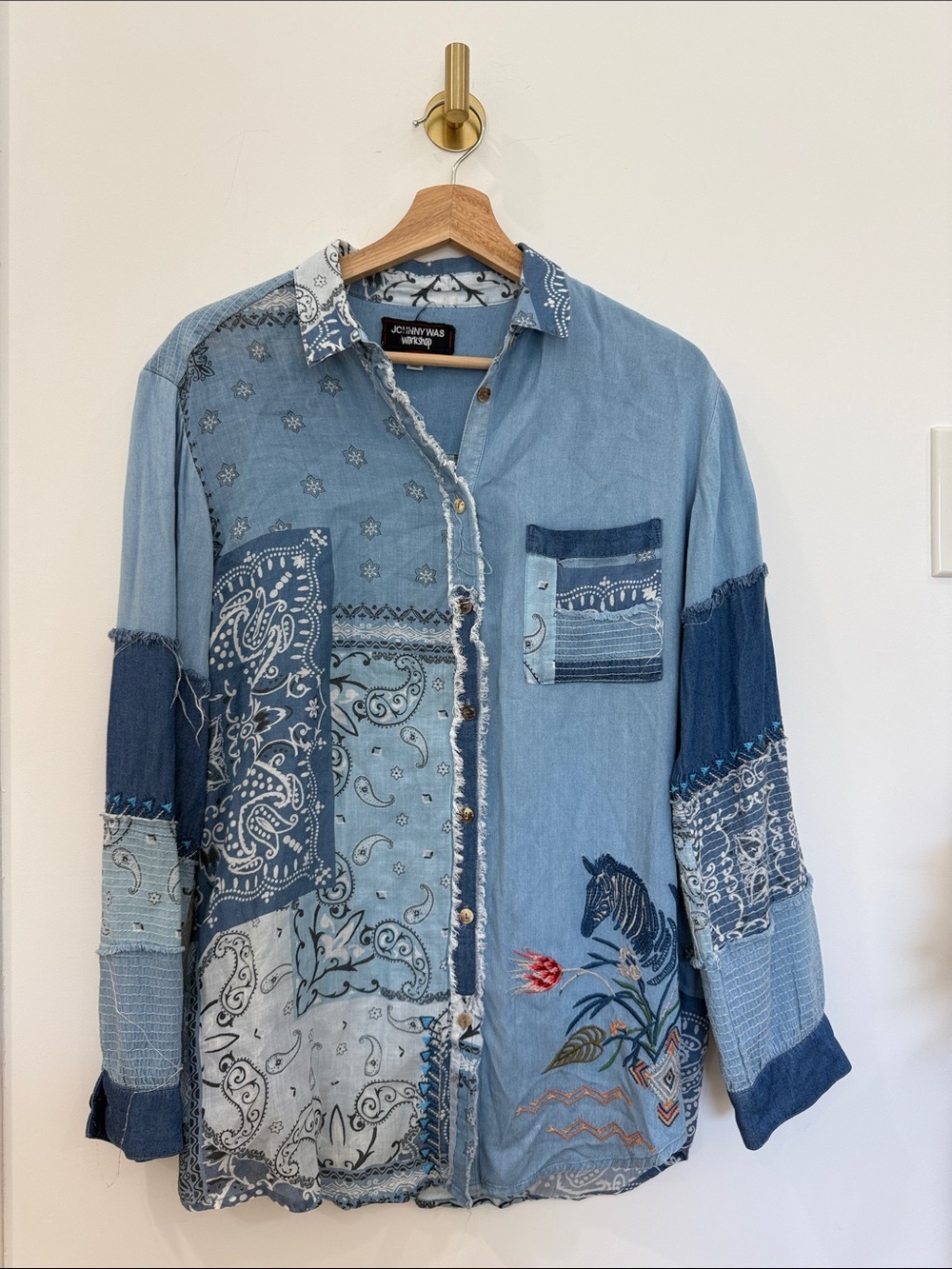Johnny Was Workshop Mixup Shirt - Picture 2 of 6